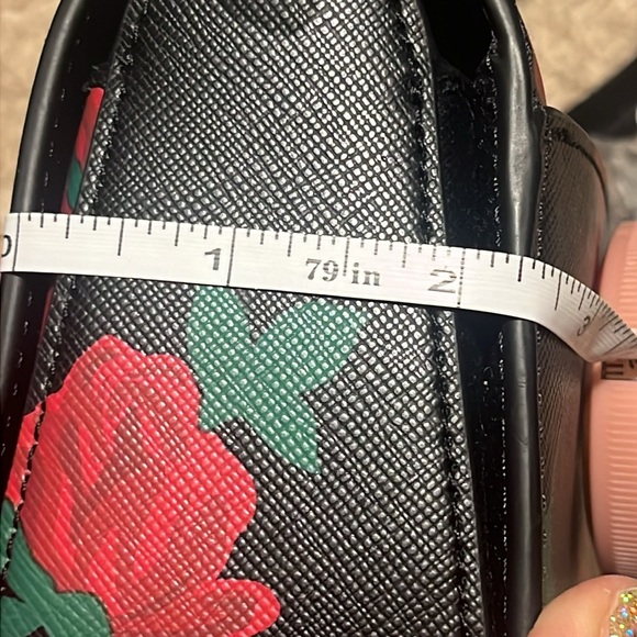 NWT Kate Spade ♠️ Leather Madison Rose Printed Crossbody - Picture 12 of 12